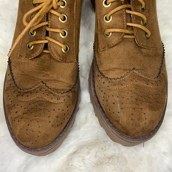 Zapshop Oxford Lace Up Platform Shoes - Picture 10 of 10